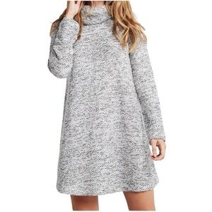 BCBGeneration Gray Cowl Neck Sweater Dress NWT NEW Size Small